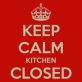 Aankomend weekend keuken gesloten!